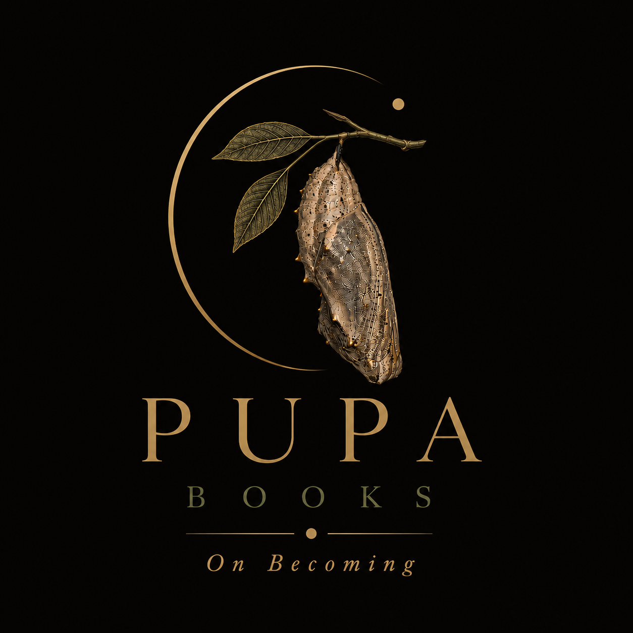 PUPA Books chrysalis logo